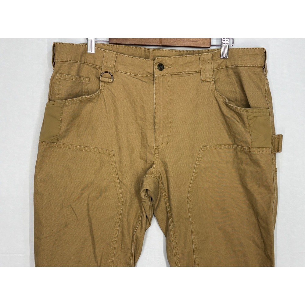Noble Outfitters Utility‎ Trousers Mens Khaki Work Hammer Loop D-Ring 39x33